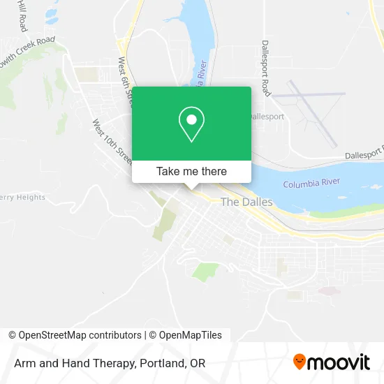 Arm and Hand Therapy map