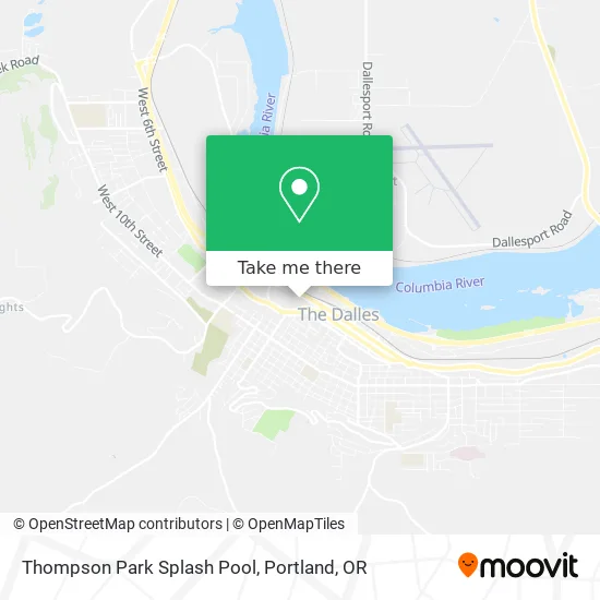 Thompson Park Splash Pool map