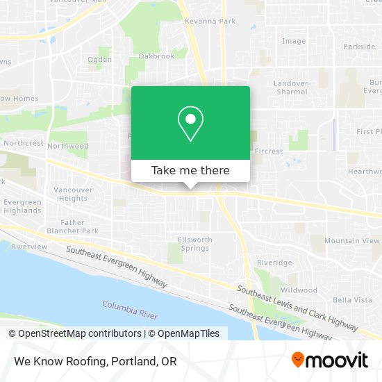 We Know Roofing map