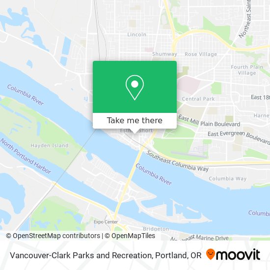 Vancouver-Clark Parks and Recreation map