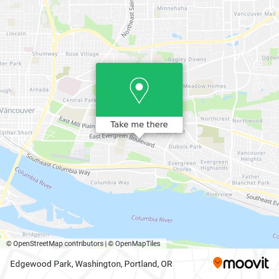 Edgewood Park, Washington map