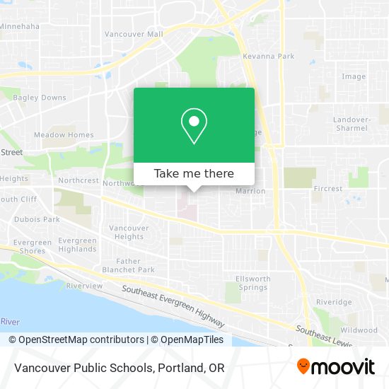 Mapa de Vancouver Public Schools