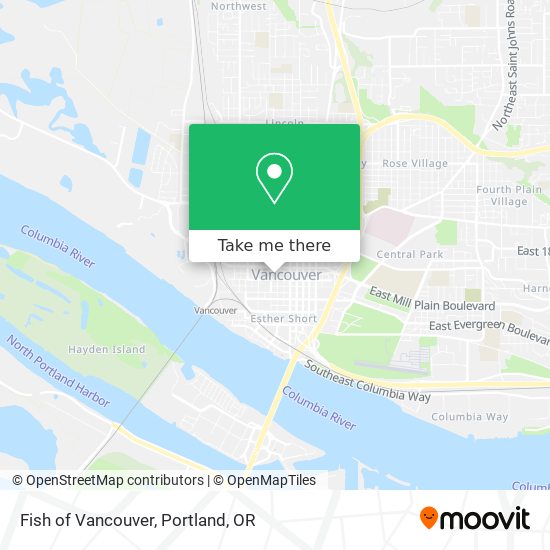 Fish of Vancouver map