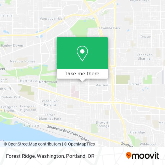 Mapa de Forest Ridge, Washington