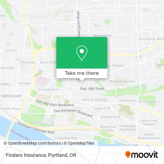 Mapa de Finders Insurance