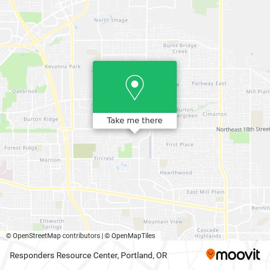 Responders Resource Center map