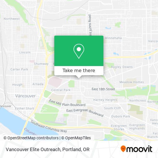 Mapa de Vancouver Elite Outreach