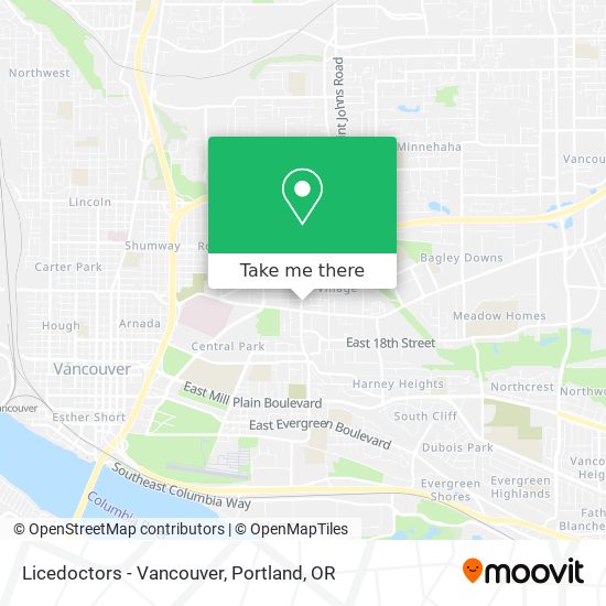 Mapa de Licedoctors - Vancouver