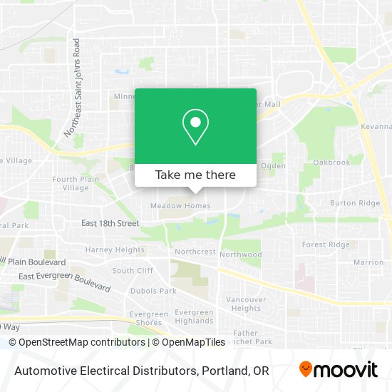 Mapa de Automotive Electircal Distributors