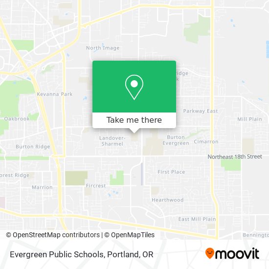 Evergreen Public Schools map