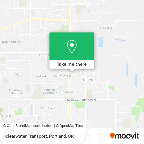 Clearwater Transport map