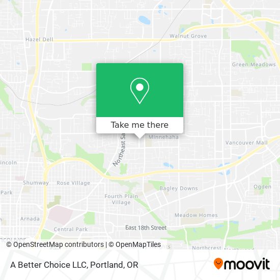 A Better Choice LLC map