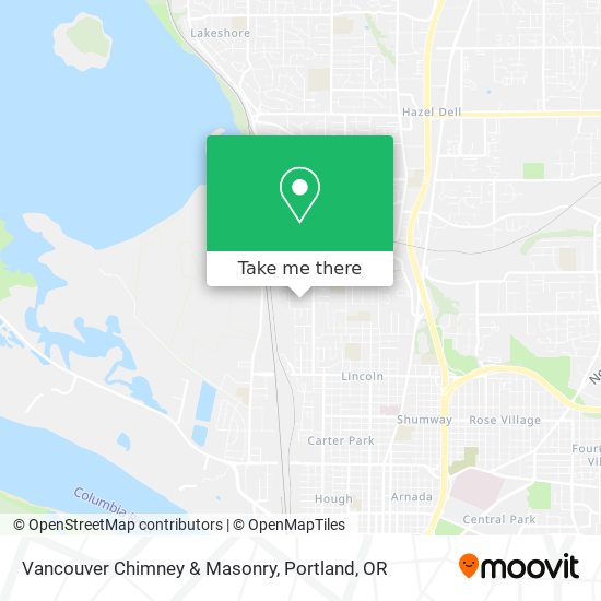 Vancouver Chimney & Masonry map