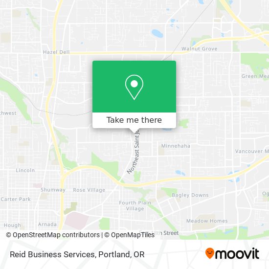 Reid Business Services map