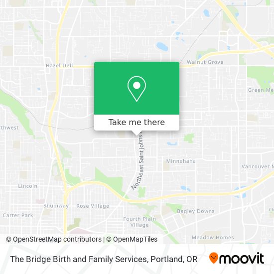 Mapa de The Bridge Birth and Family Services