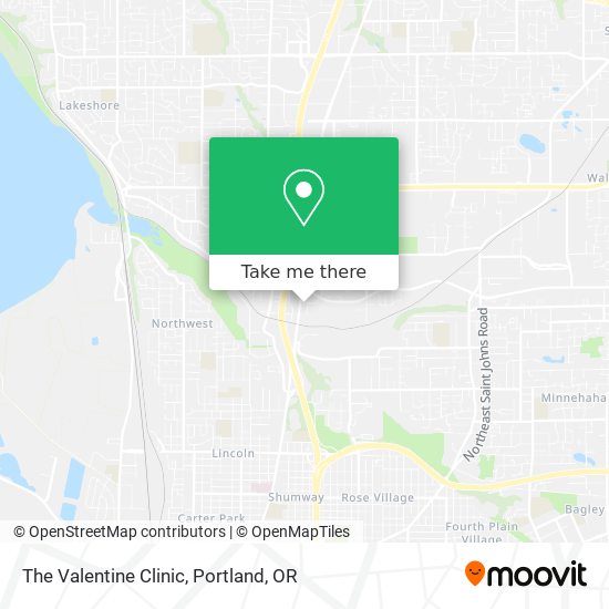 The Valentine Clinic map