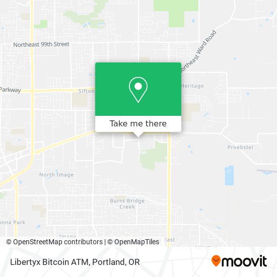 Mapa de Libertyx Bitcoin ATM