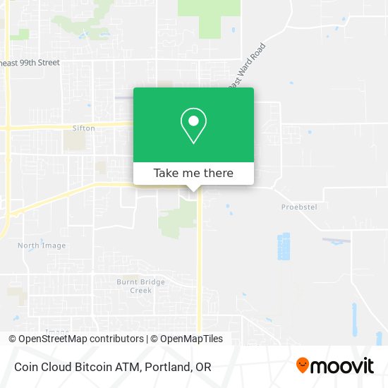 Coin Cloud Bitcoin ATM map