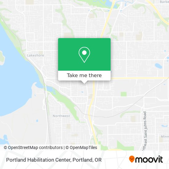 Mapa de Portland Habilitation Center