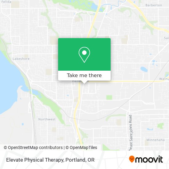 Elevate Physical Therapy map