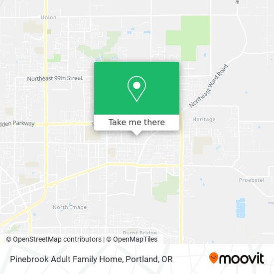 Pinebrook Adult Family Home map