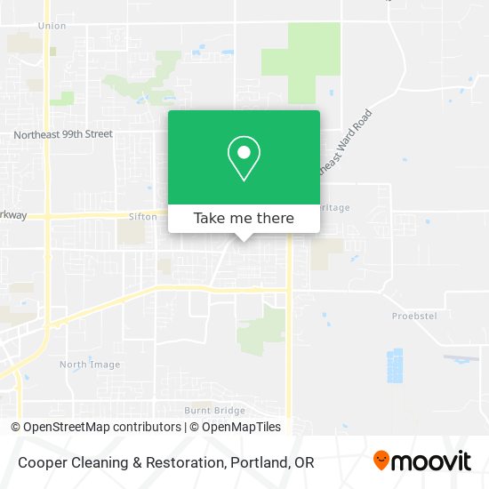 Mapa de Cooper Cleaning & Restoration