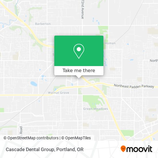 Cascade Dental Group map