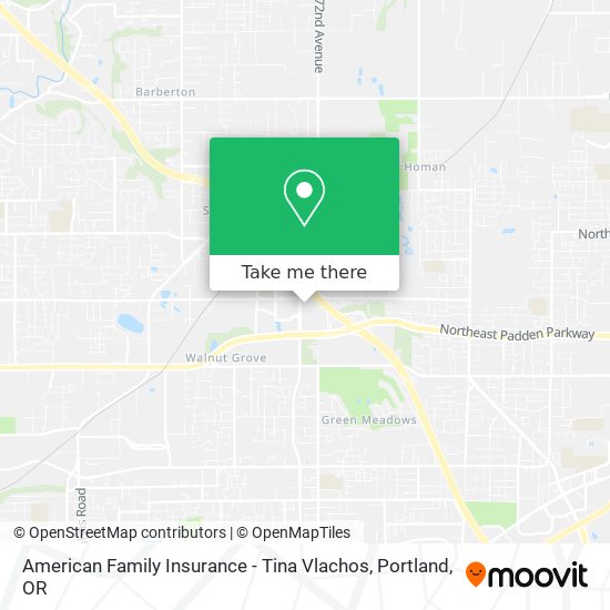 American Family Insurance - Tina Vlachos map