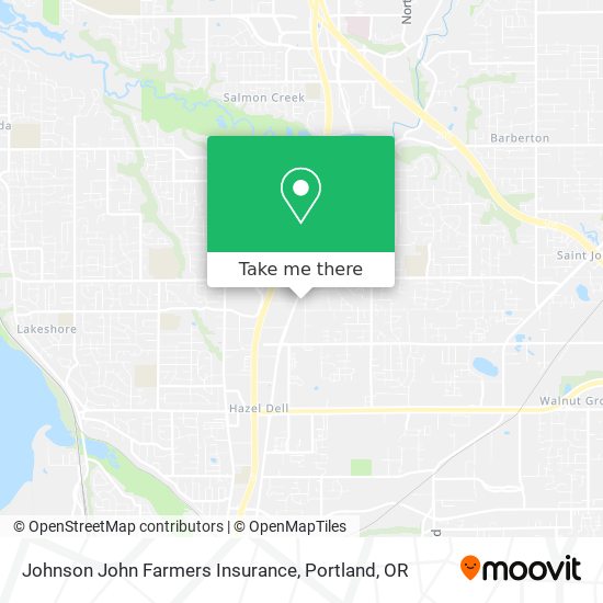 Mapa de Johnson John Farmers Insurance