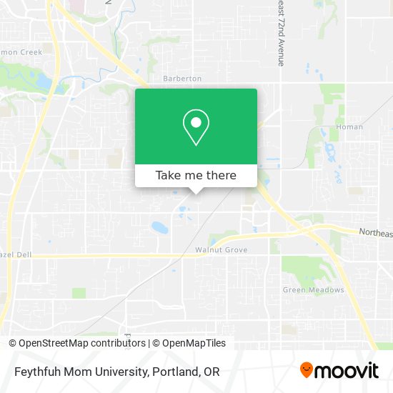 Feythfuh Mom University map