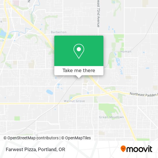 Farwest Pizza map