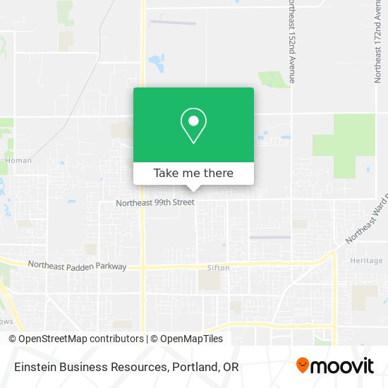 Einstein Business Resources map