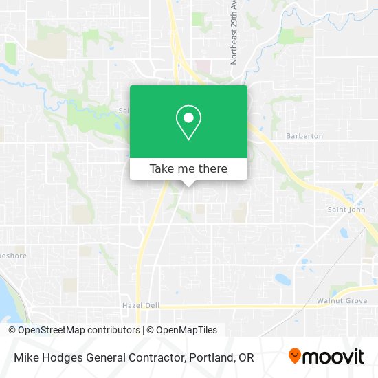 Mapa de Mike Hodges General Contractor