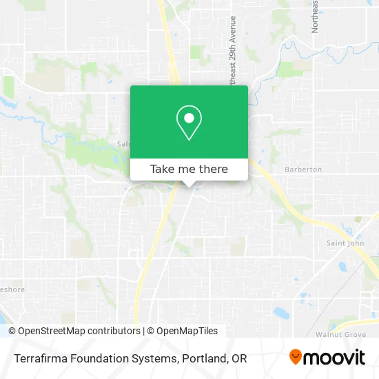 Terrafirma Foundation Systems map