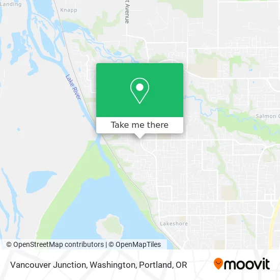 Vancouver Junction, Washington map