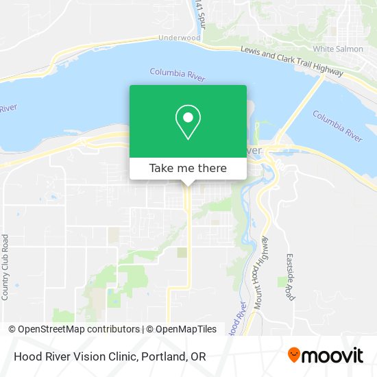 Mapa de Hood River Vision Clinic