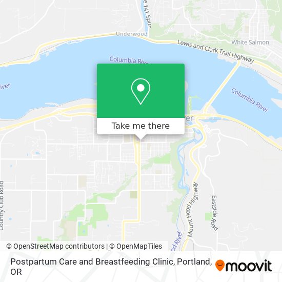 Postpartum Care and Breastfeeding Clinic map