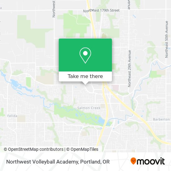 Northwest Volleyball Academy map