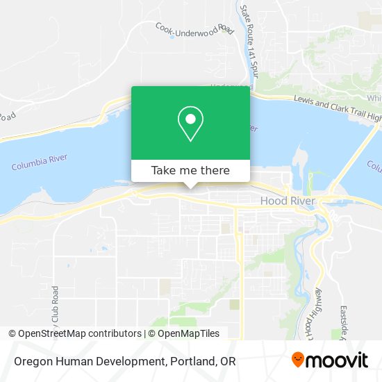 Oregon Human Development map