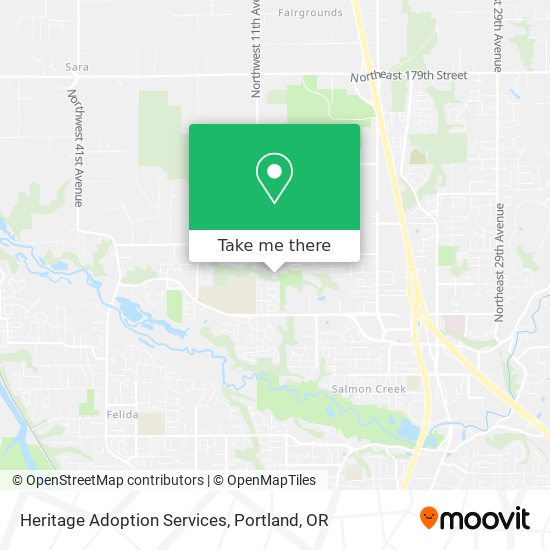 Heritage Adoption Services map