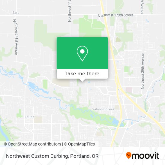 Northwest Custom Curbing map