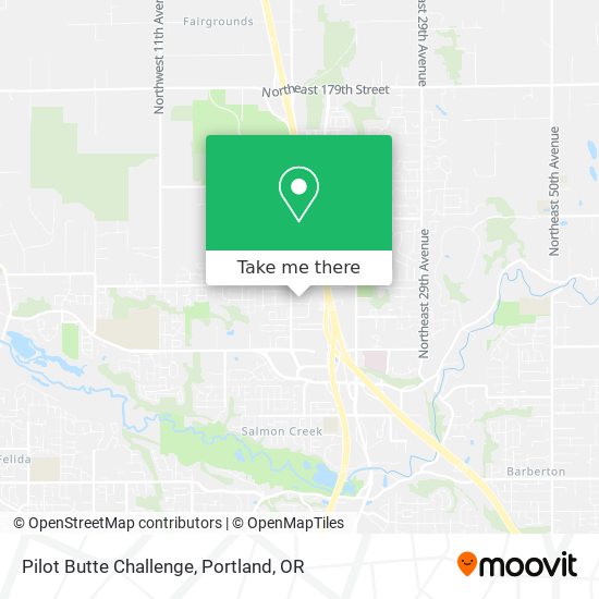 Pilot Butte Challenge map