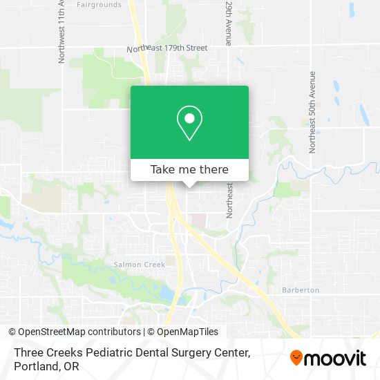 Three Creeks Pediatric Dental Surgery Center map