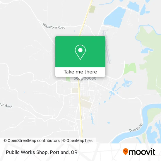 Public Works Shop map