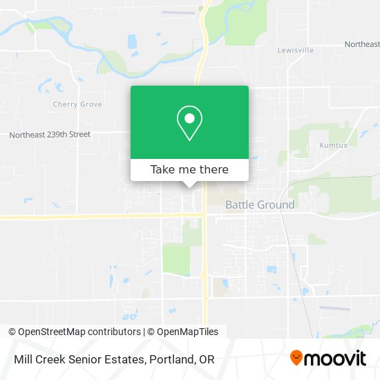 Mapa de Mill Creek Senior Estates