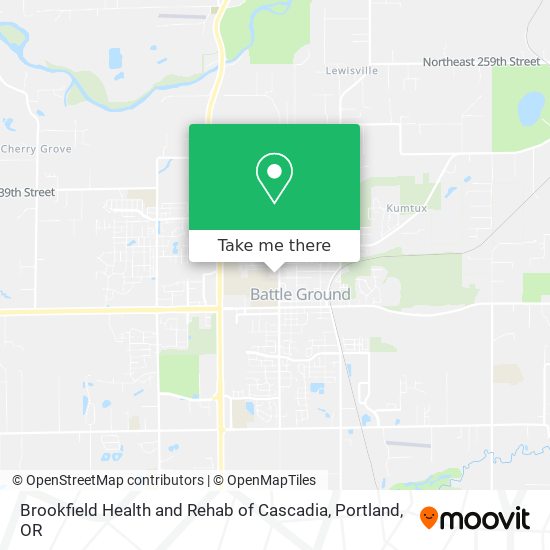 Mapa de Brookfield Health and Rehab of Cascadia