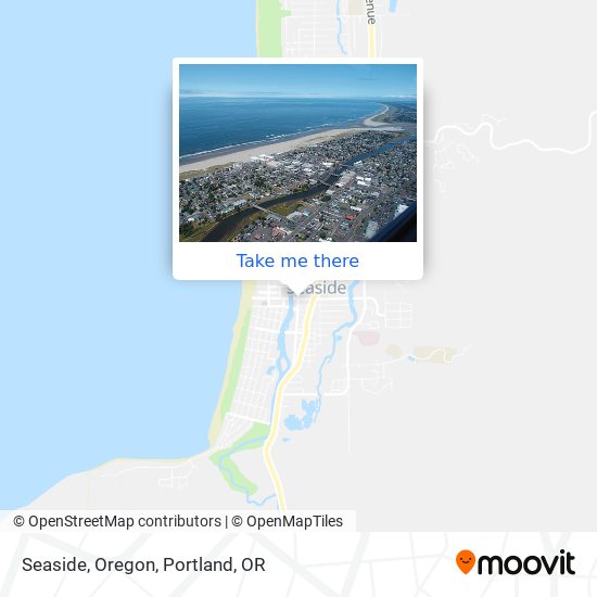 Mapa de Seaside, Oregon