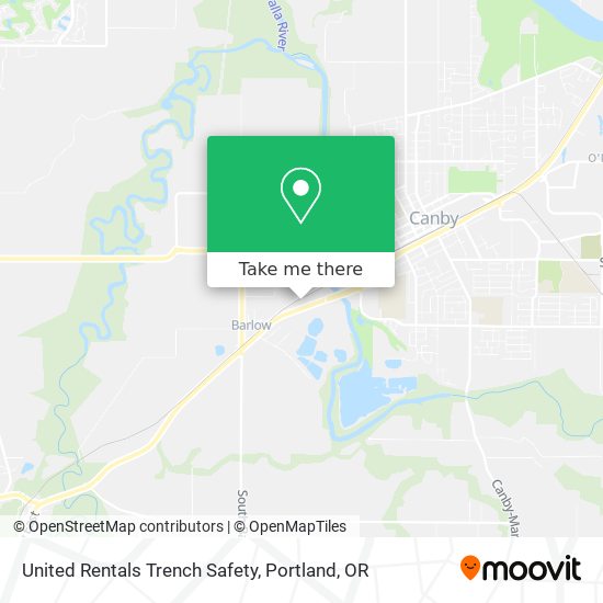 United Rentals Trench Safety map