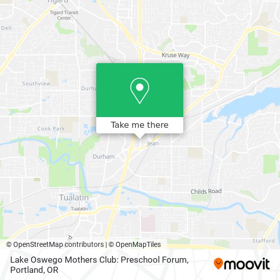 Lake Oswego Mothers Club: Preschool Forum map