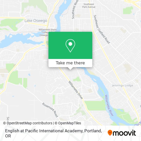 Mapa de English at Pacific International Academy